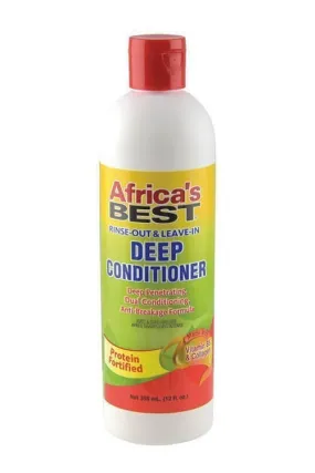Africa's Best Rinse-Out and Leave-In Deep Conditioner 12 oz