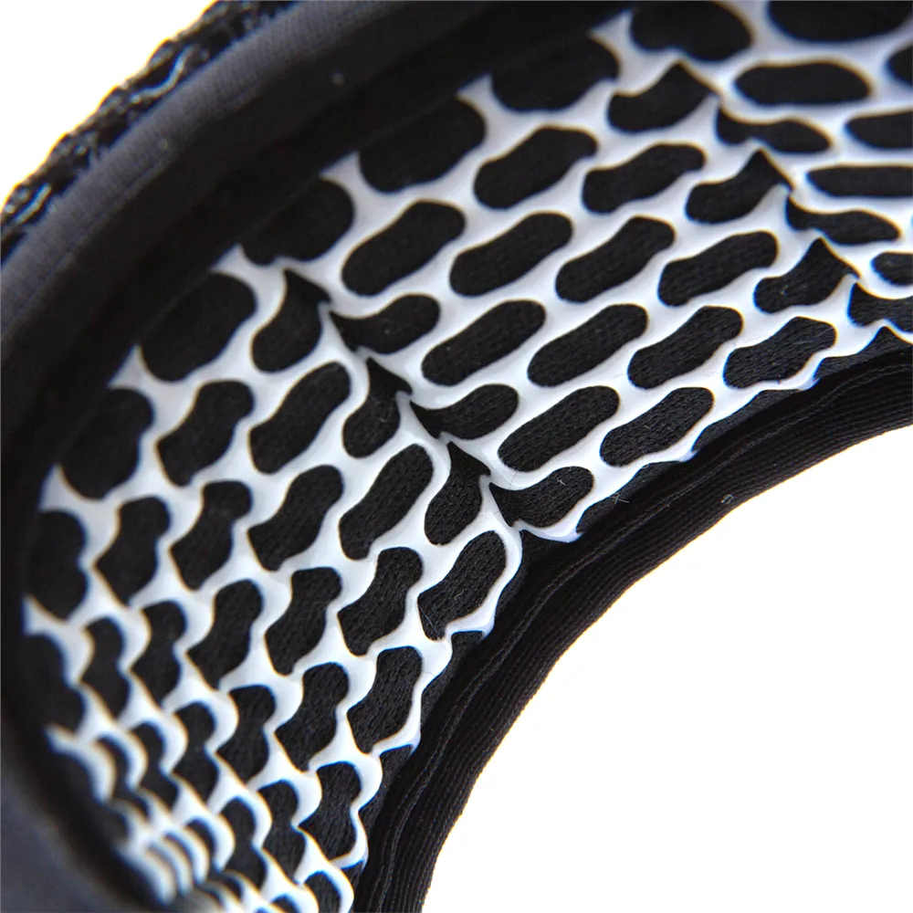 FCS All Round Essential 8ft Surfboard Leash - White & Black